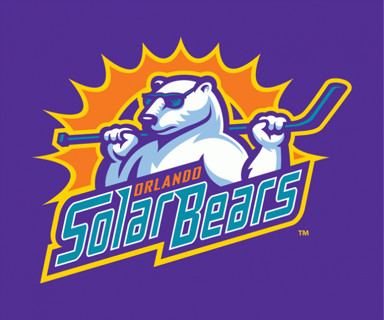 Orlando Solar Bears 2012 13-Pres Alternate Logo 2 vinyl decal